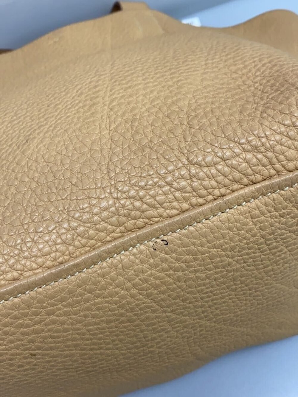 Prada Tote Bag Leather Beige Cream - Picture 7 of 8